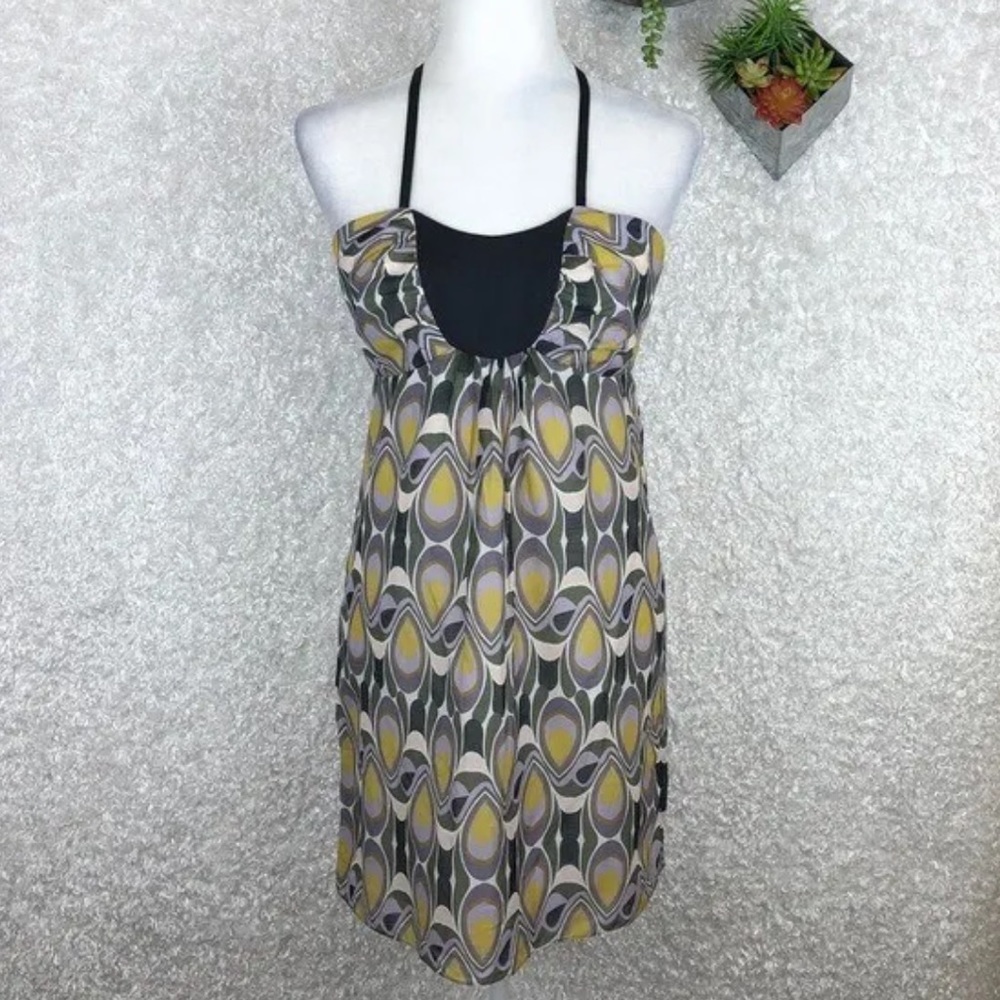 Milly of New York Mid Mod Cotton/Silk Halter Dress, Size 8, NWT!